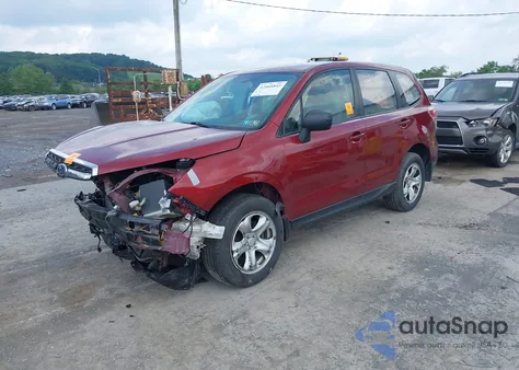2018 Subaru Forester 2.5I z USA, uszkodzony, nr VIN JF2SJAAC2JG607189